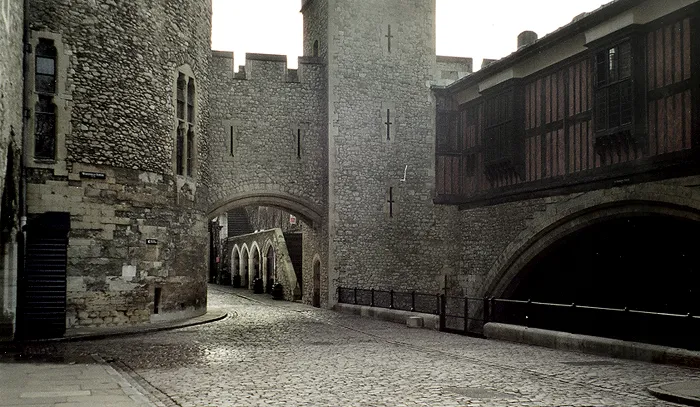 Inner ward courtyard within the Tower of London